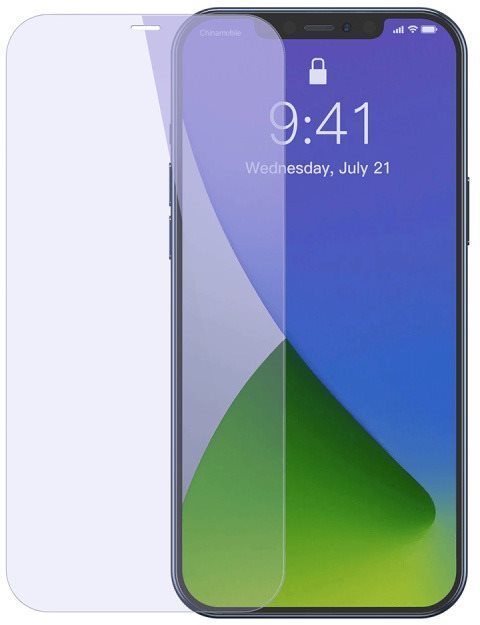 Baseus Full-Glass Anti-Bluelight Tempered Glass for iPhone 12 Pro...
