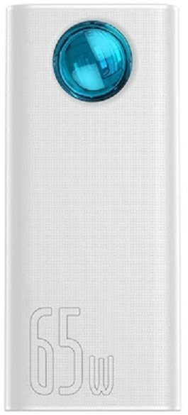 Baseus Amblight 65W Quick Charge Power Bank 30000mAh White + Type-C...