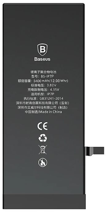 Baseus High Volume for Apple iPhone 7 Plus, 3400mAh Phone Battery