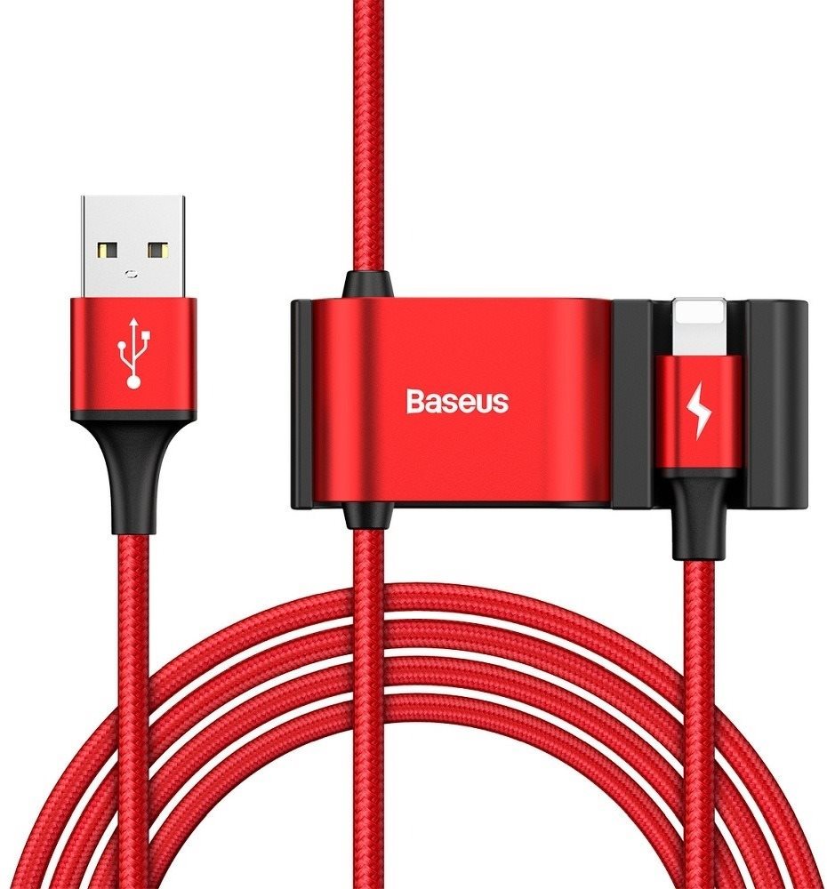 Baseus Special Lightning Data Cable + 2× USB for Backseat of Car,...