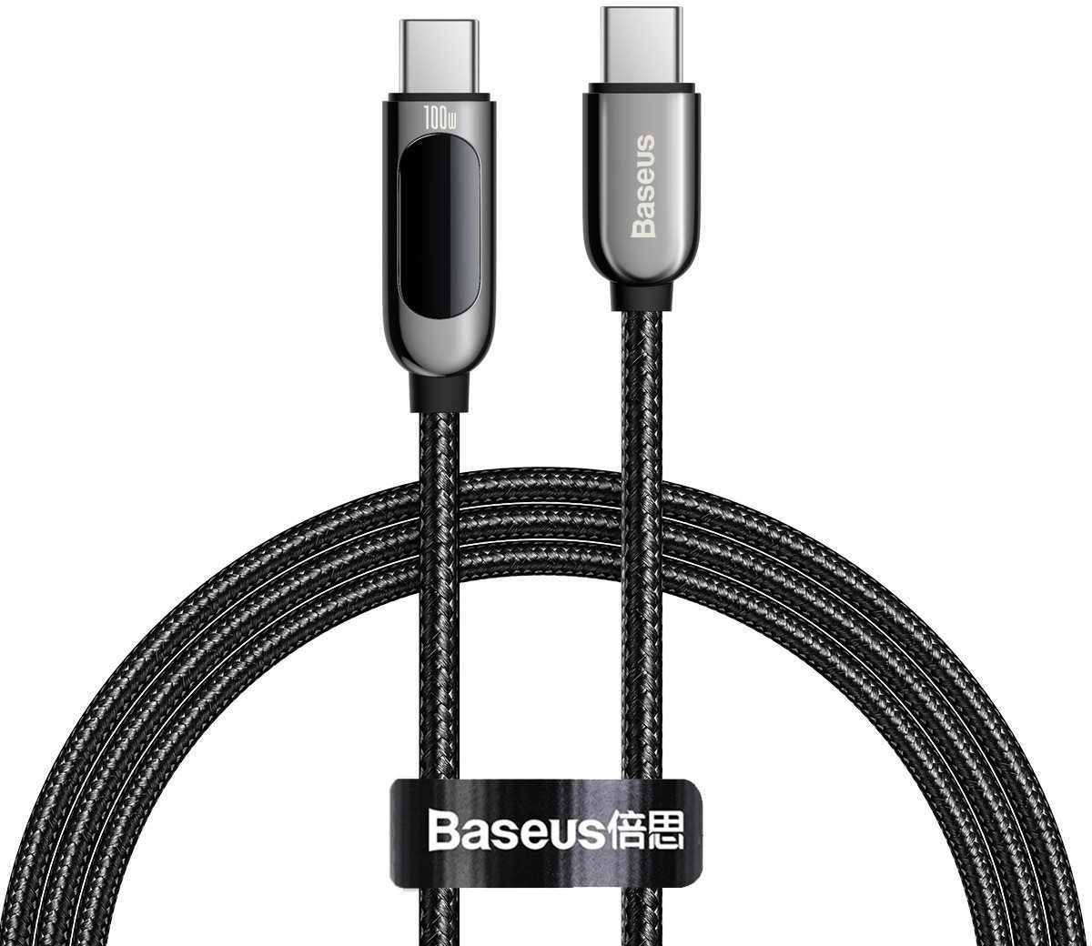 Baseus Display Fast Charging Data Cable Type-C to Type-C 100W 1m...
