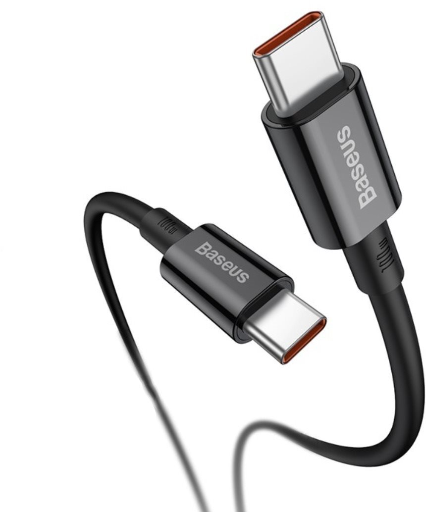 Baseus Fast Charging Data Cable Type-C to Type-C 100W 1m Black Data...