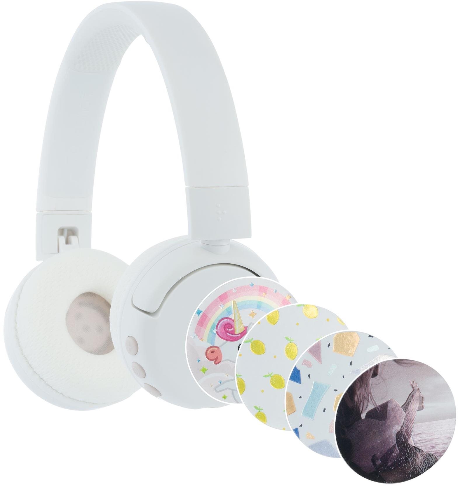 BuddyPhones POP Fun, biele Bezdrôtové slúchadlá