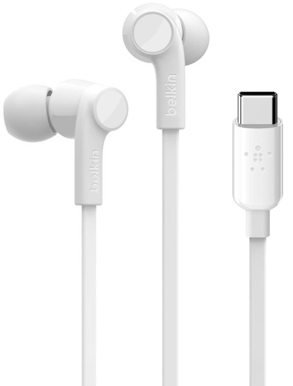 Belkin Soundform Earphones ROCKSTAR w USB-C - fehér Fej-/fülhallgató