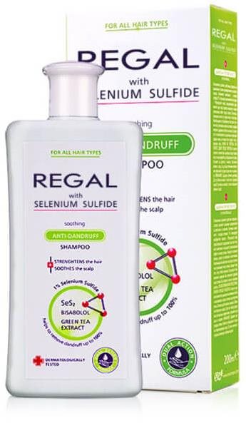 Selson Regal selenium sulfide upokojujúci šampón proti lupinám 200...