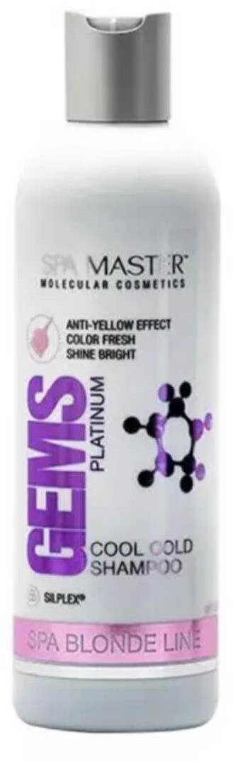 Spa Master Profesional Farbiaci šampón platinum gems, pH 5,5 330 ml...