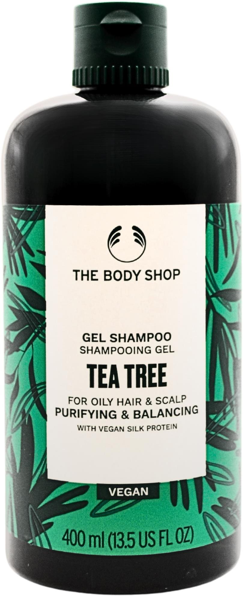 The Body Shop Šampón na mastné vlasy Tea Tree 400 ml Prírodný šampón