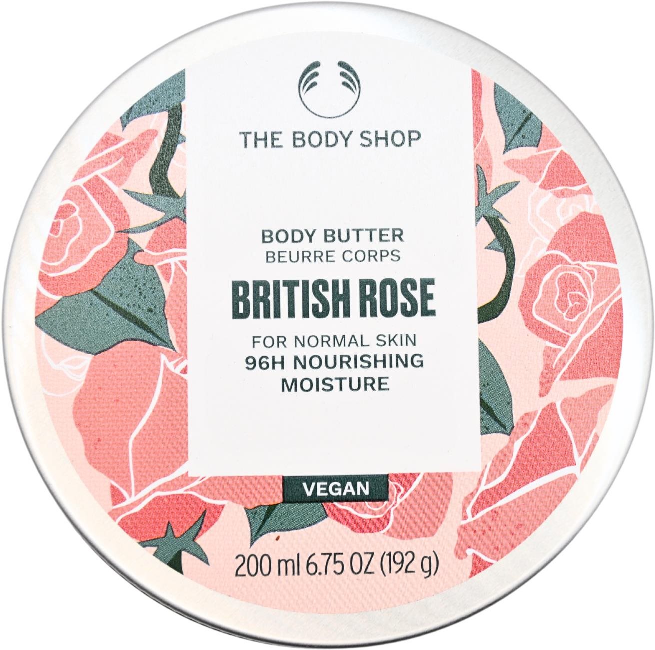 The Body Shop British rose 200 ml Telové maslo