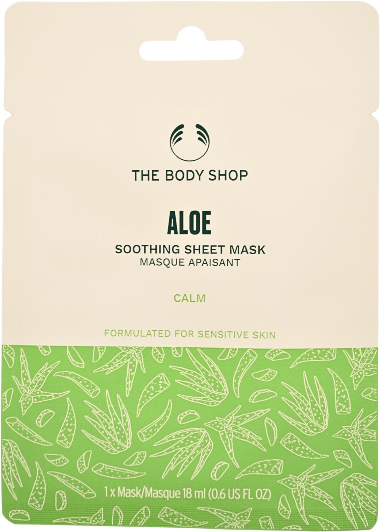 The Body Shop Maska na tvár Aloe 18 ml Pleťová maska