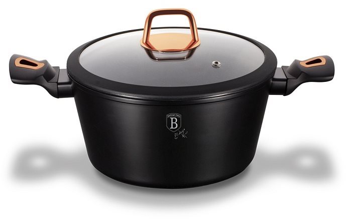 BerlingerHaus Casserole avec surface en marbre Collection Black...