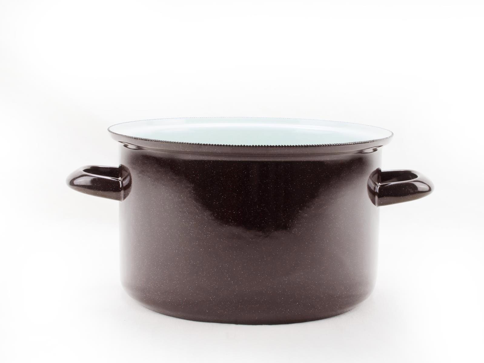 BELIS/SFINX Smaltovaný hrniec STANDARD hnedý 24 cm, 6,1 l Hrniec