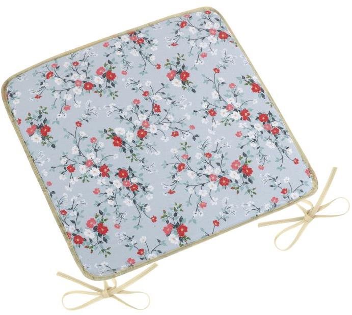 BELLATEX Sedák DITA 34/402 – hladký, 40 × 40, sivý kvet Podsedák na...