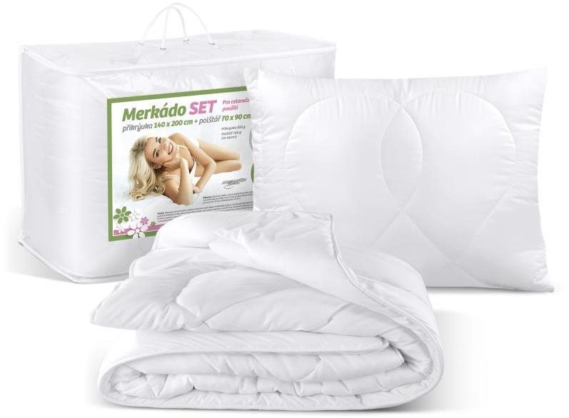 BELLATEX MERKADO Szett - paplan (140×200, 850 g) + párna (70×90,...