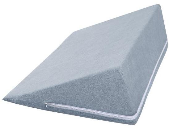 Bellatex Ék alakú párna 2005/044 80×50×20 cm - frottír, kékesszürke...