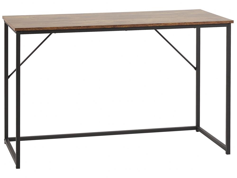 Písací stôl 120 × 55 cm tmavé drevo PEMBRO, 310215 Písací stôl