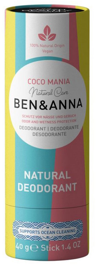 Ben & Anna Tuhý deodorant (40 g) - Kokos Deodorant