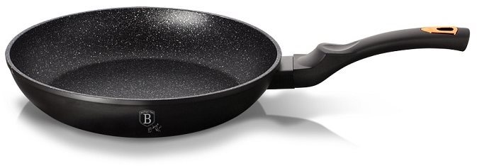 BerlingerHaus Black Rose Collection Pan with Marble Surface, 24cm,...