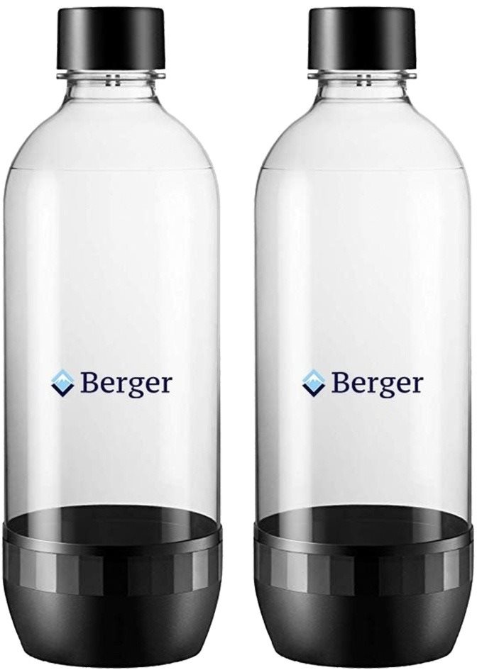 BERGER Fľaša 1 l sada 2 ks Fľaša do výrobníka sódy