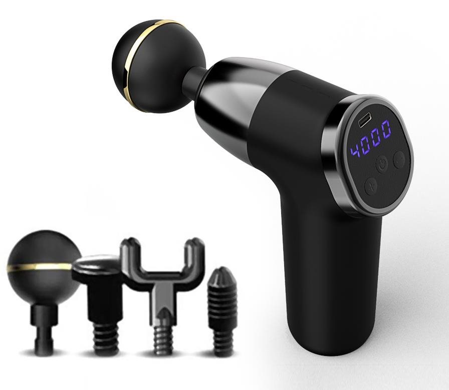 BeautyRelax Kineticforce Portable, čierna Masážna pištoľ