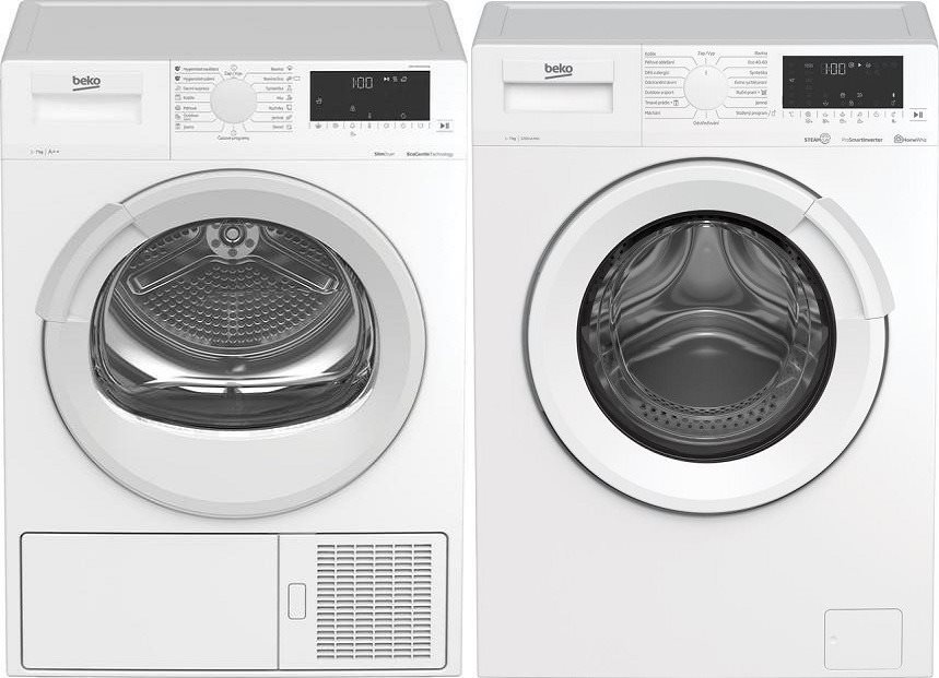 BEKO EWUE76261CSH1W + BEKO EDS74251CSH1W Set práčka a sušička