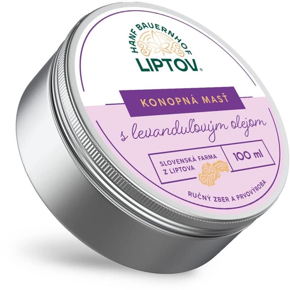Konopná farma Liptov – Konopná masť levanduľa prémium 100 ml Masť
