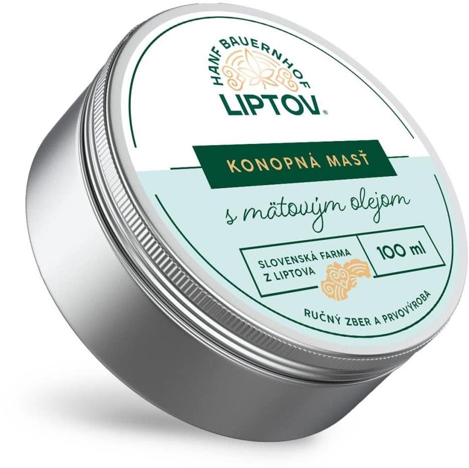 Konopná farma Liptov – Konopná masť mäta prémium 100 ml Masť