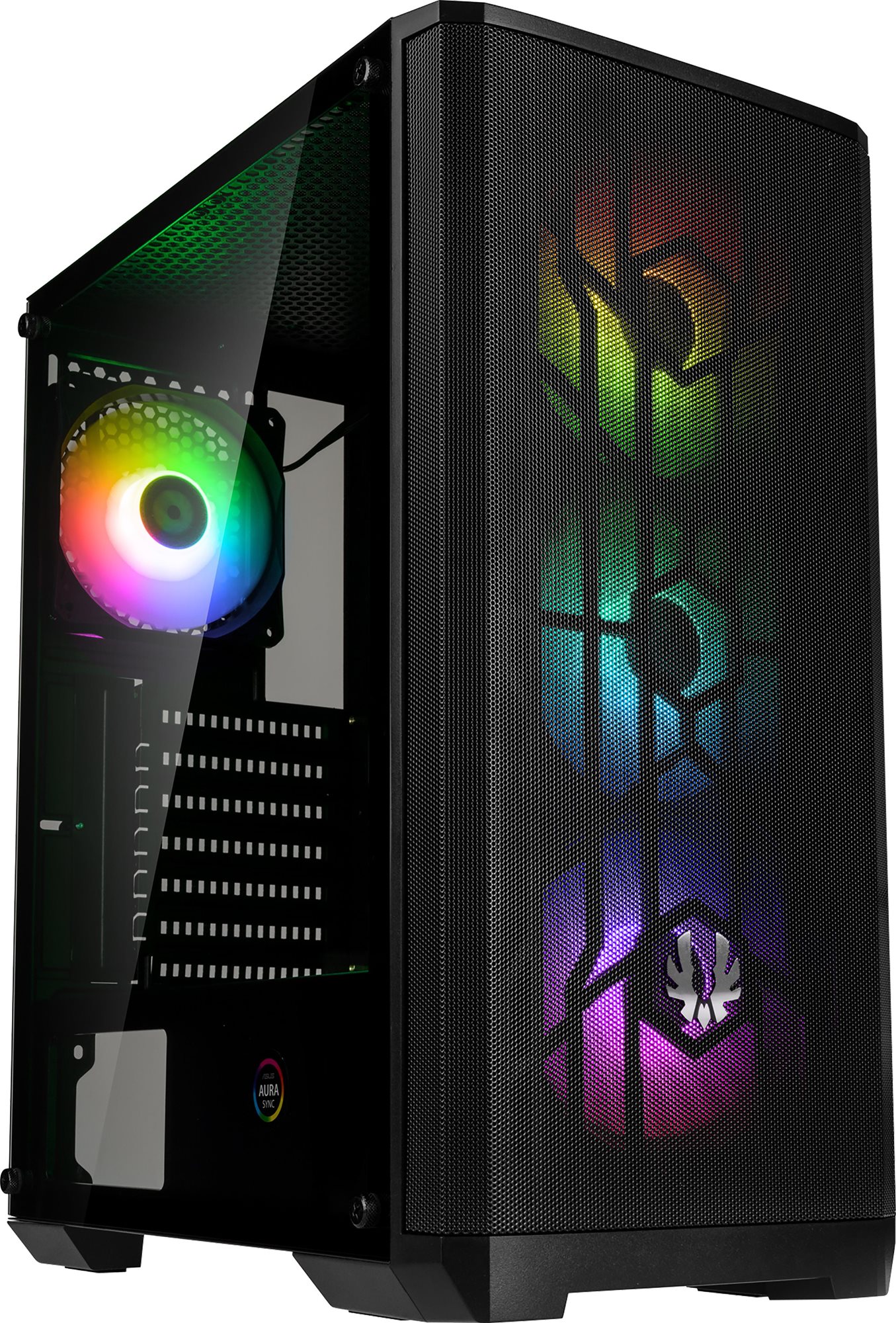 BitFenix Nova Mesh TG SE ARGB Edition Black Számítógépház