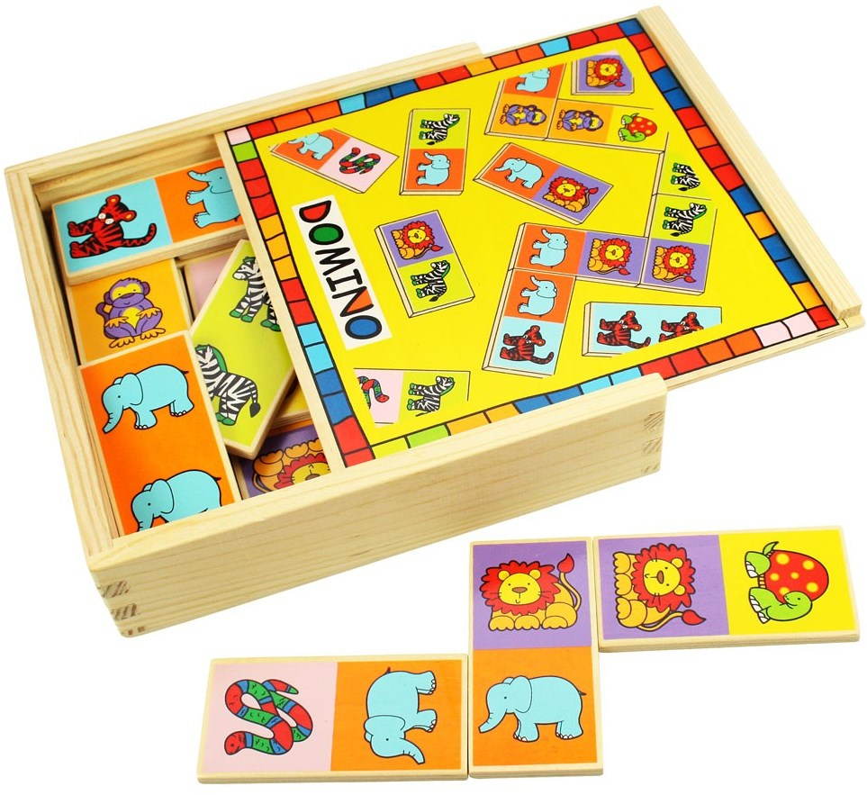 Holz-Domino - Tiere Domino