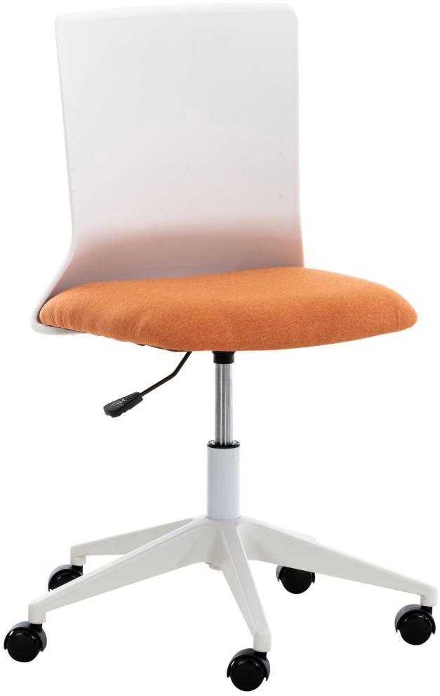 BHM Germany Apolda, textil, oranžová Kancelárska stolička