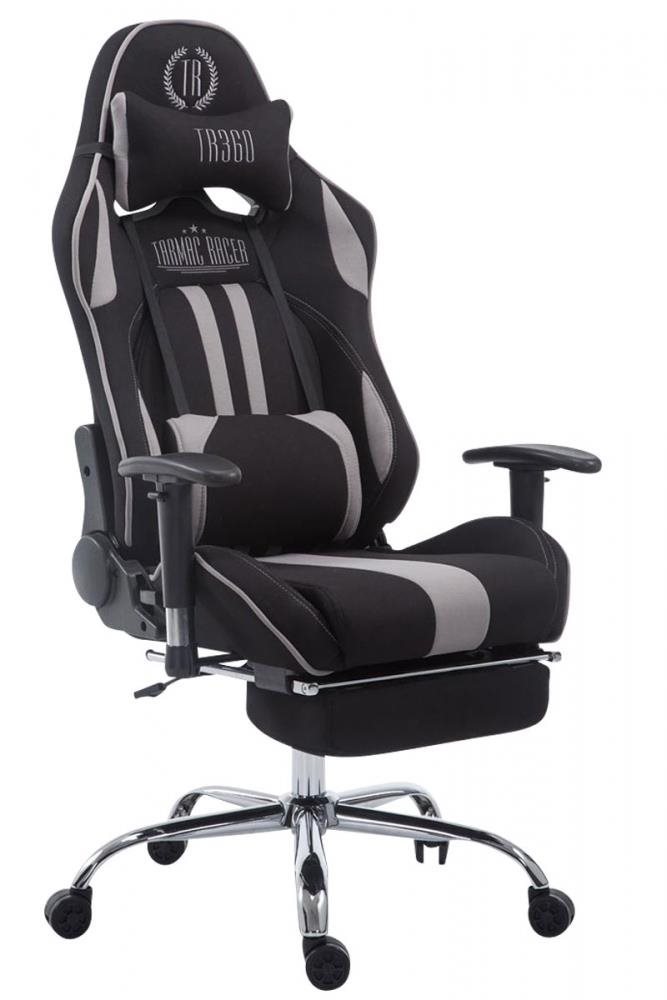 BHM GERMANY Racing Limit, Textil, schwarz / grau Gaming-Stuhl