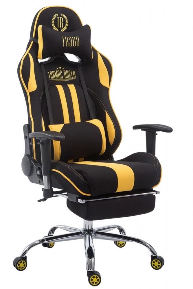 BHM Germany Racing Limit, textil, čierna/žltá Herná stolička