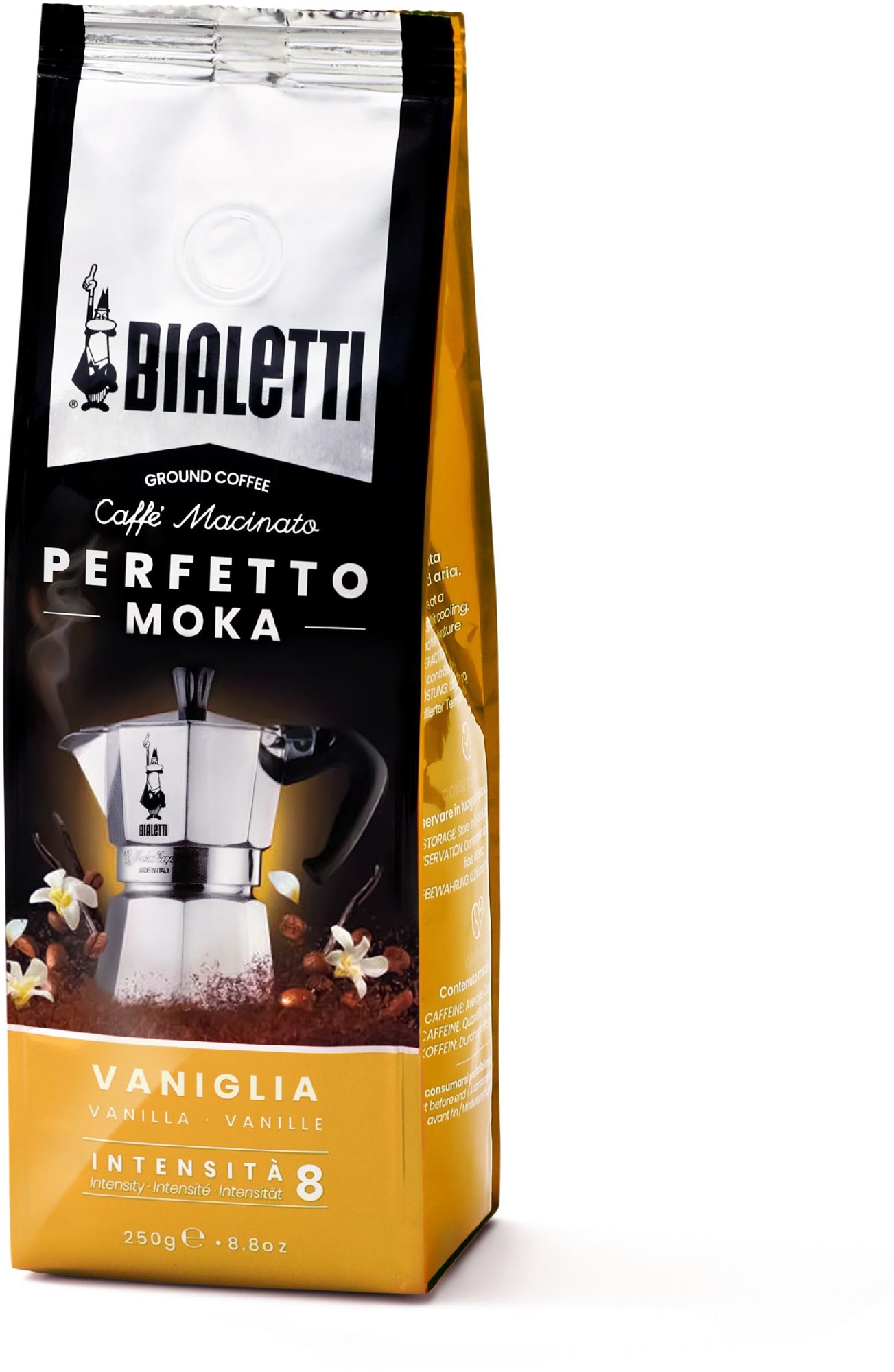 Bialetti Perfetto Moka vanília, 250g Kávé