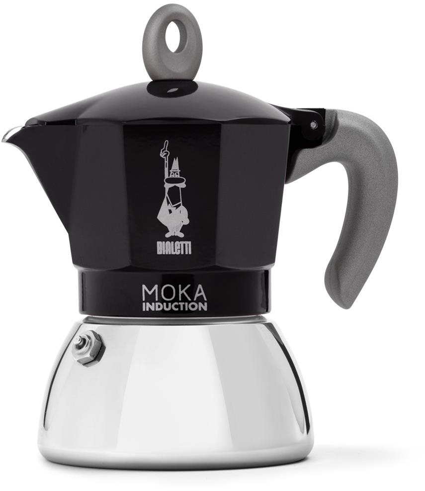 Bialetti New Moka Induktion 6 Portionen schwarz Mokkakanne
