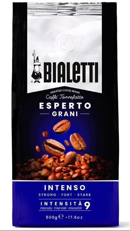 Bialetti Esperto Grani INTENSO, szemes, 500 g Kávé