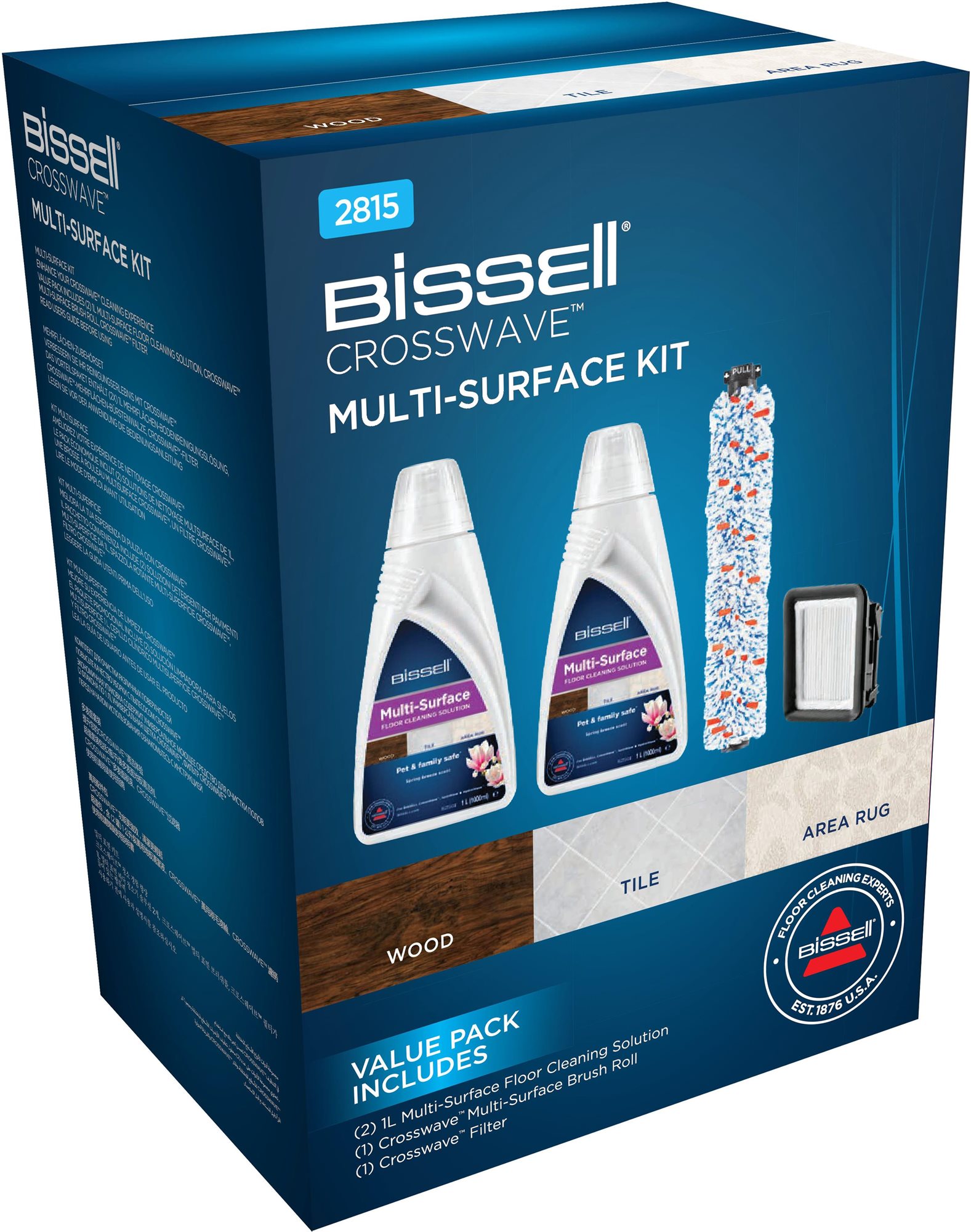 MultiSurface Reinigungspaket (2 x 1789L + Brushroll + Filter)...