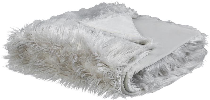 Prikrývka 200 × 220 cm sivá DELICE, 130776 Prikrývka na posteľ
