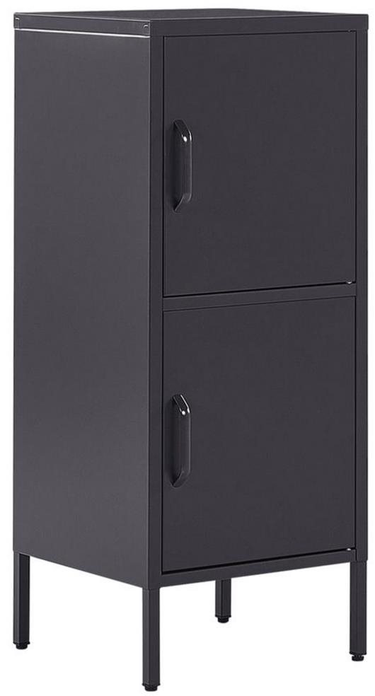 Oceľová komoda čierna HURON, 288867 Komoda