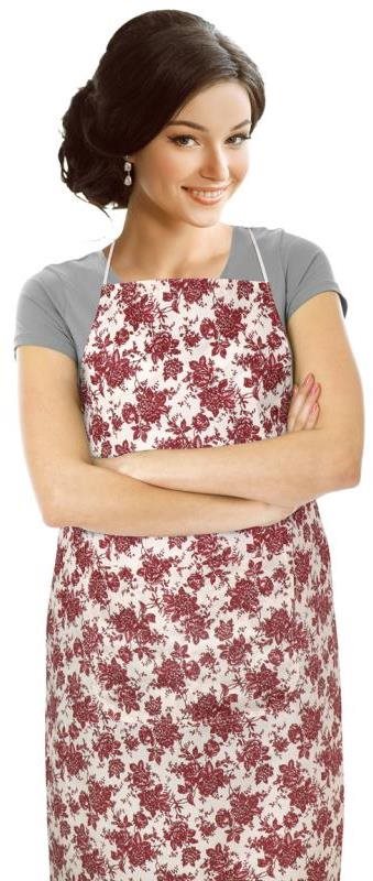 Bellatex ADÉLA – 67 × 84 cm – bordový kvet Zástera