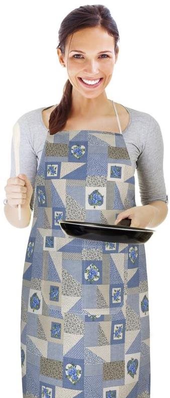 Bellatex EMA – 67 × 84 cm – patchwork modrý Zástera