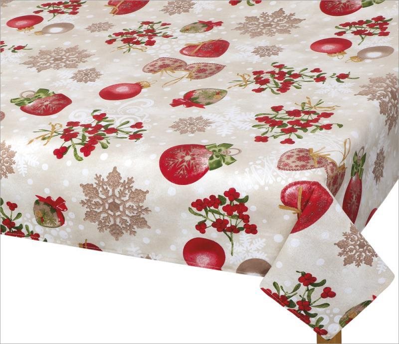 Bellatex Obrus VIANOCE – 60 × 60 cm – vianočné imelo Obrus