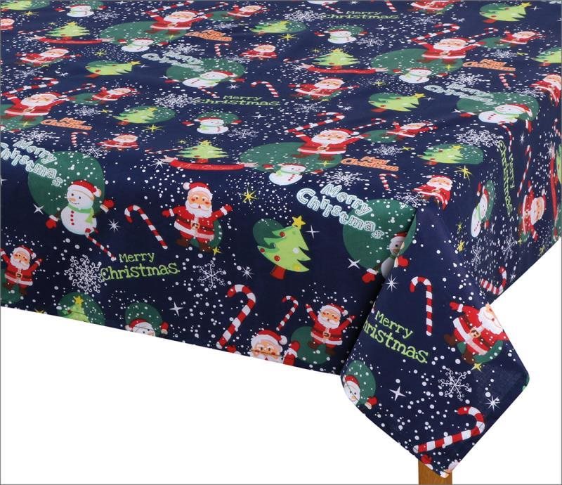 Bellatex Obrus VIANOCE – 70 × 70 cm – vianočný motív modrý Obrus