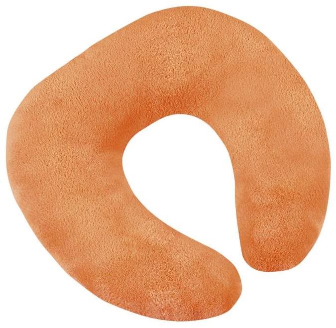Bellatex - Cestovná podkova - 30 × 35 cm - lososová Cestovný vankúš