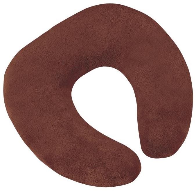 Bellatex Cestovná podkova – 30 × 35 cm – hnedá Cestovný vankúš
