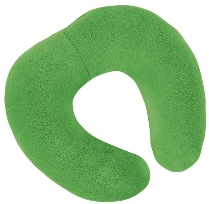 Bellatex Cestovná podkova – 30 × 35 cm – zelená Cestovný vankúš