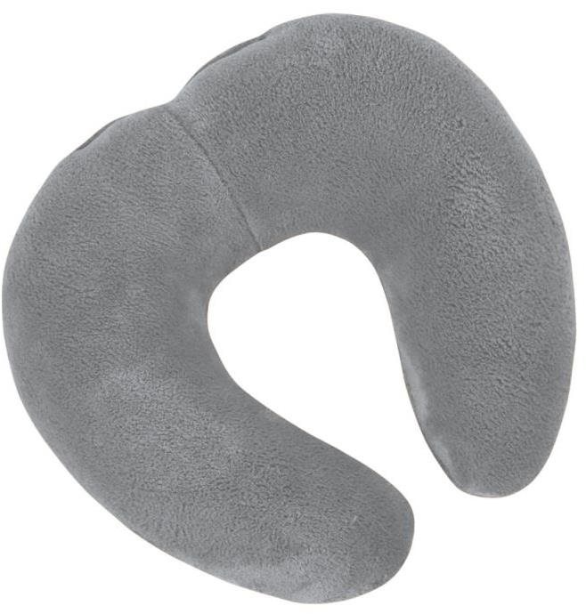 Bellatex Cestovná podkova – 30 × 35 cm – sivá Cestovný vankúš