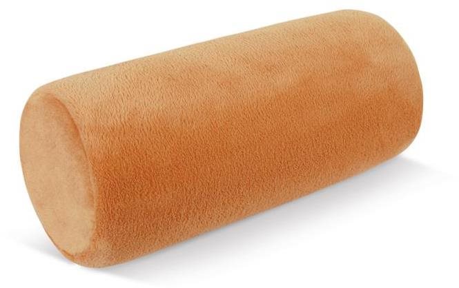 Bellatex Valec Micro – priemer 15 × 35 cm – lososový Cestovný vankúš