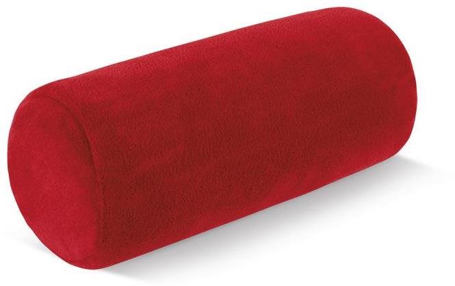 Bellatex Valec Micro – priemer 15 × 35 cm – červený Cestovný vankúš