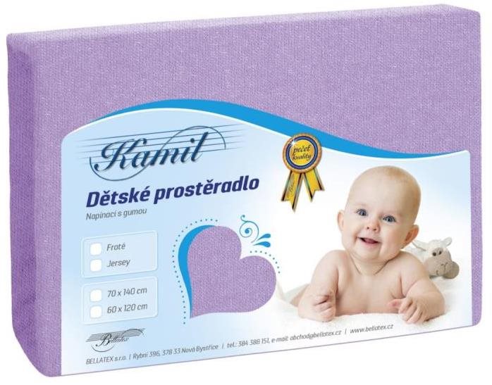 Bellatex Detská jersey – 70 × 140 cm – svetlofialová Plachta do...