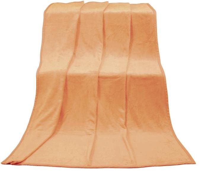Bellatex Korall MICRO 200 × 230 cm – lososová Deka