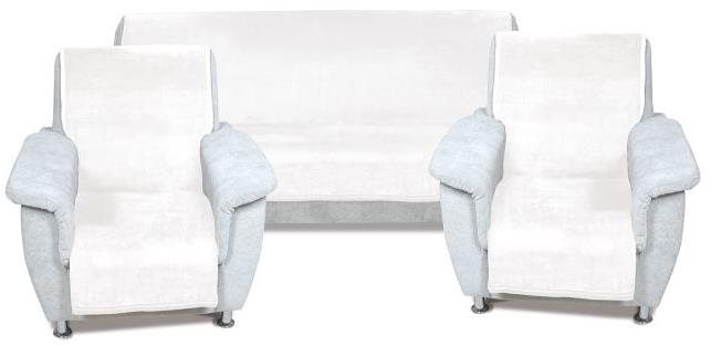 Bellatex Korall micro 2+1 - 150 × 200 cm + 2x 65 × 150 cm - biela...